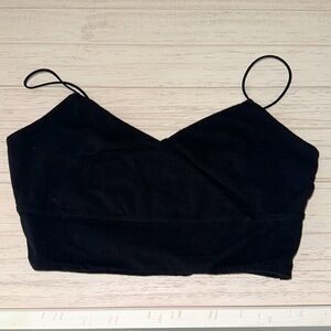 Black Aeropostale Cropped Bungee Cami